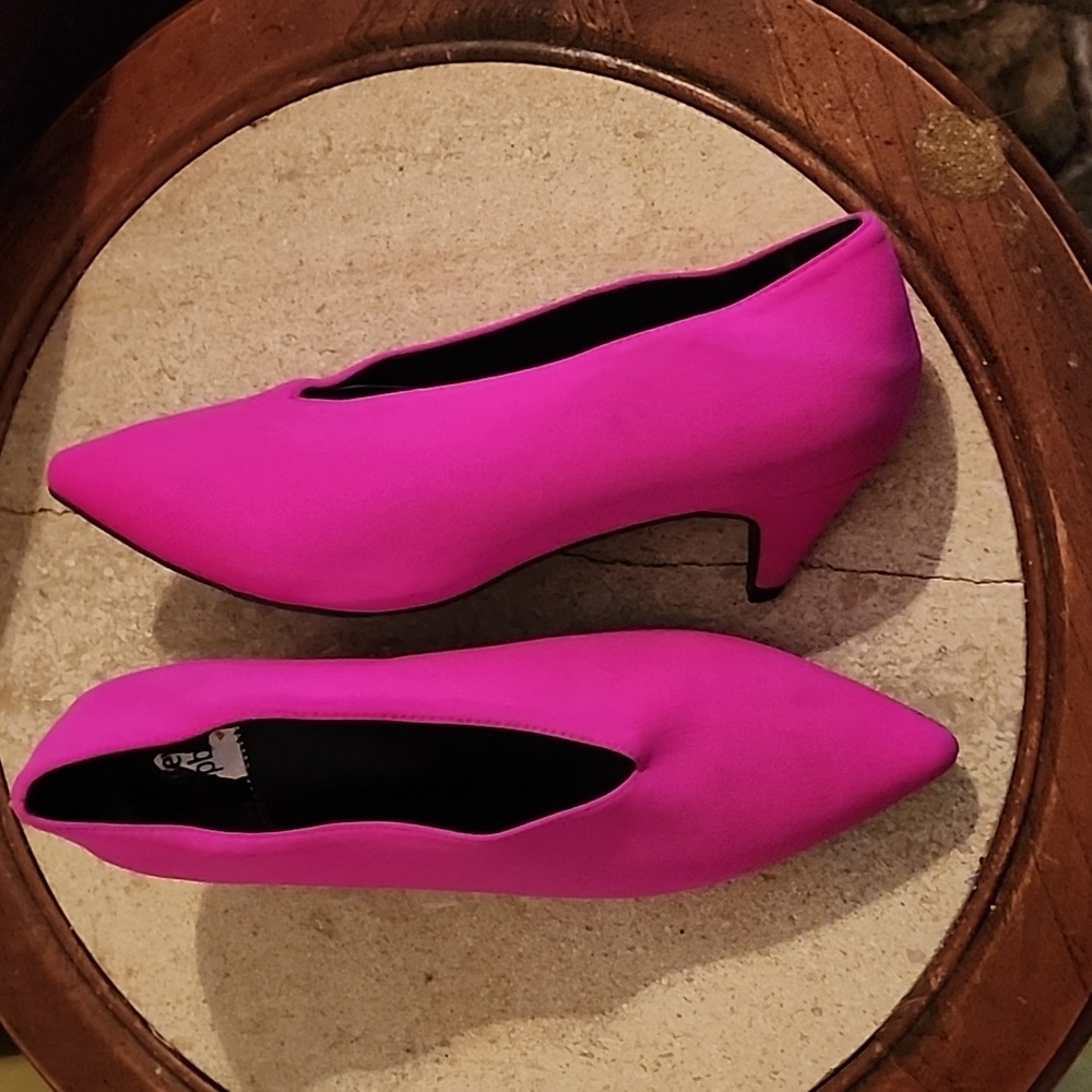 Jeffery Campbell fushia heels